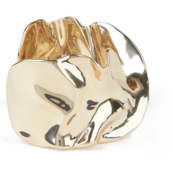 Alexis Bittar Crumpled Metal Twist Cuff Bracelet - Picture 14 of 16